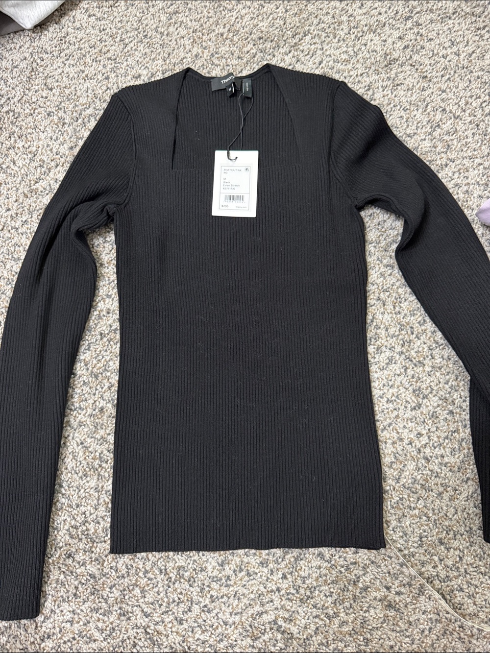 Theory Portrait Black Medium Evian Stretch